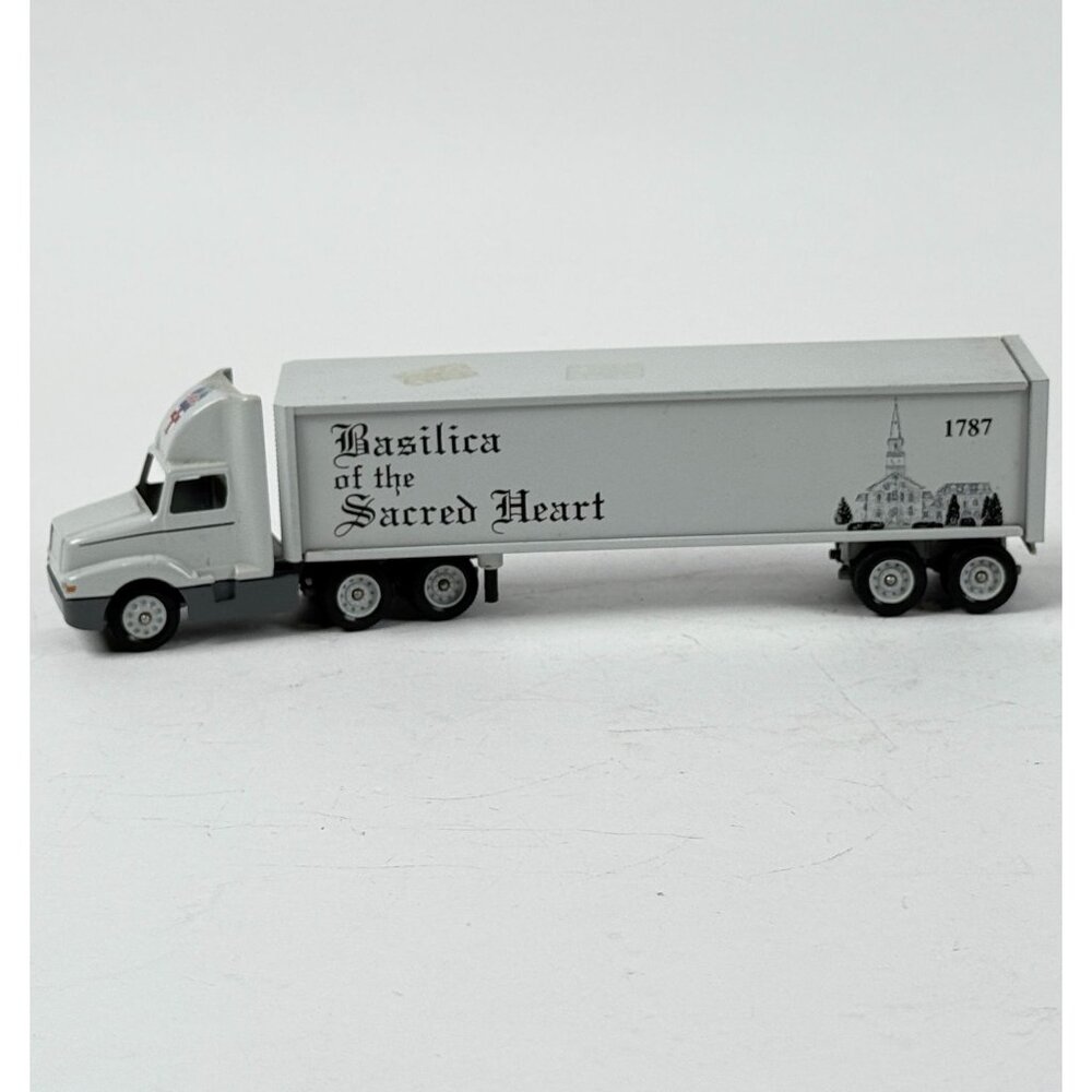 Basilica Of The Sacred Heart 1787 Diecast Truck & Trailer Collectible Model